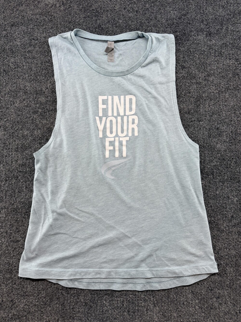 Find Your Fit Next Level Tank Top Womens Medium Blue Workout